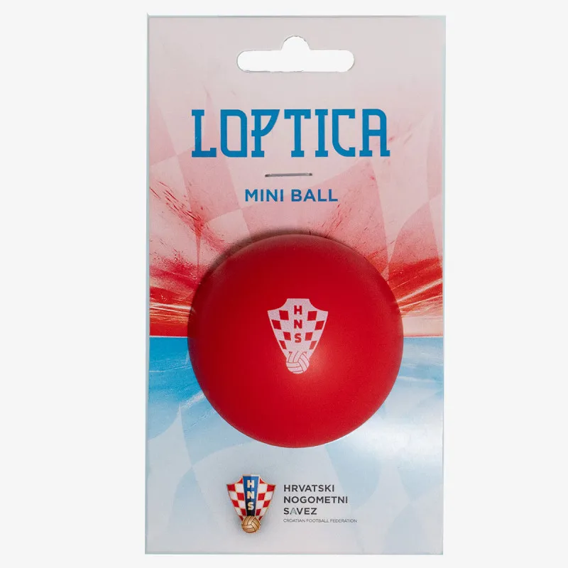 HNS Nogometna oprema LOPTICA HNS 6CM CRVENA 