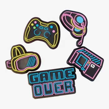 Crocs Oprema - ostalo JIBBITZ / LIGHTS UP NEON GAMER 5 PACK 