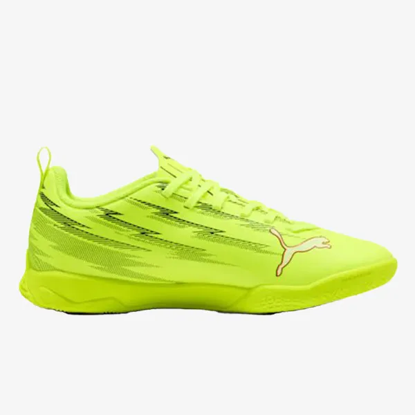 Puma ULTRA 6 PLAY IT Jr Yellow Alert-PUMA Bla 