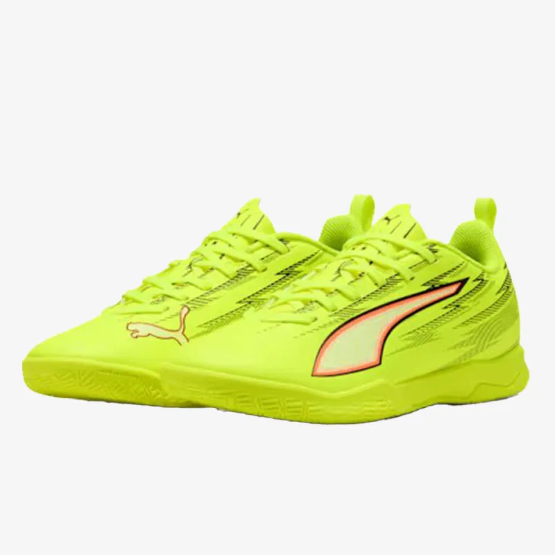 Puma ULTRA 6 PLAY IT Jr Yellow Alert-PUMA Bla 