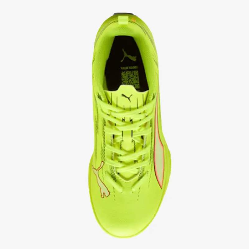 Puma ULTRA 6 PLAY IT Jr Yellow Alert-PUMA Bla 