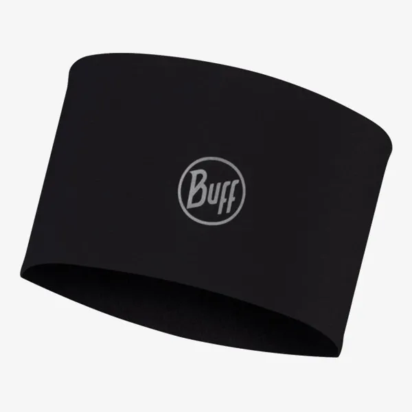 Buff Bandana TECH FLEECE HEADBAND SOLID BLACK 