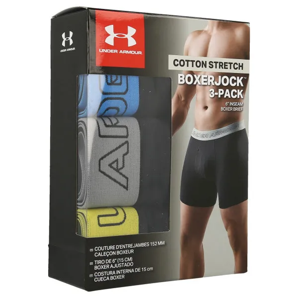 Under Armour Donje rublje Cotton Stretch 6'' 3 Pack 