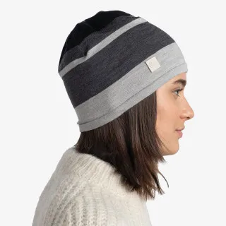 Buff MERINO MOVE BEANIE GRAPHITE 