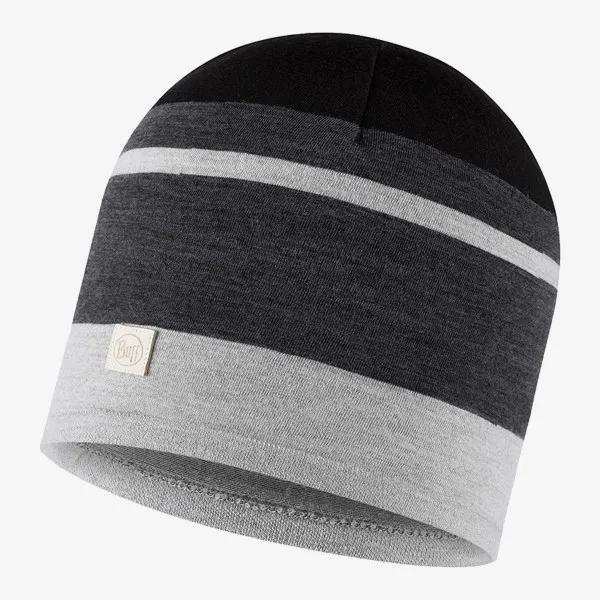 Buff Zimska kapa MERINO MOVE BEANIE GRAPHITE 