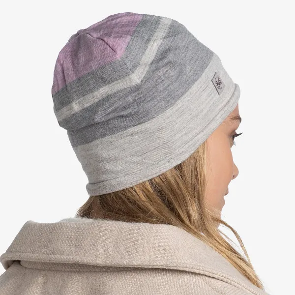 Buff Zimska kapa MERINO MOVE BEANIE LIGHT GREY 