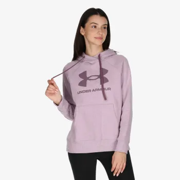 UNDER ARMOUR MAJICA S KAPULJAČOM Rival Fleece Logo 