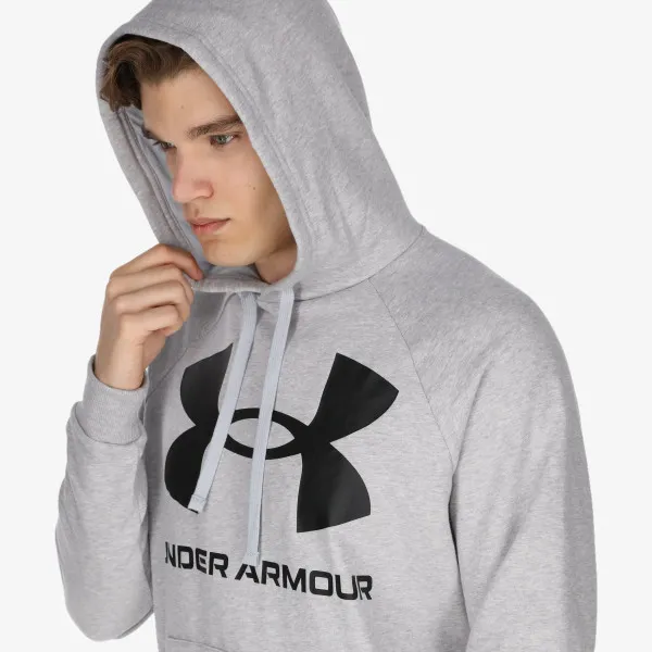 Under Armour Majica s kapuljačom RIVAL BIG LOGO HD 