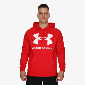 UNDER ARMOUR MAJICA S KAPULJAČOM Rival Fleece Big Logo HD 