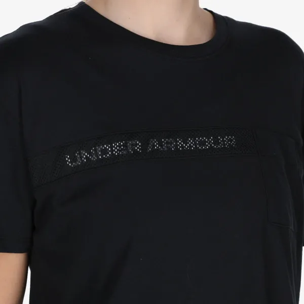 Under Armour T-shirt Pocket Mesh Graphic Short Sleeve 