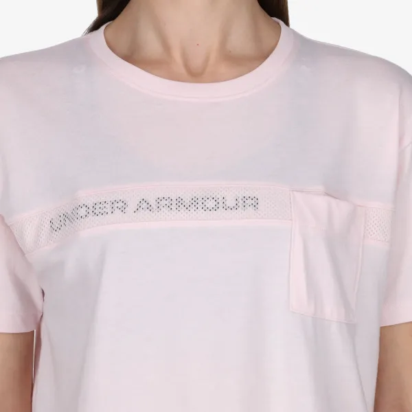 Under Armour T-shirt Pocket Mesh Graphic Short Sleeve 