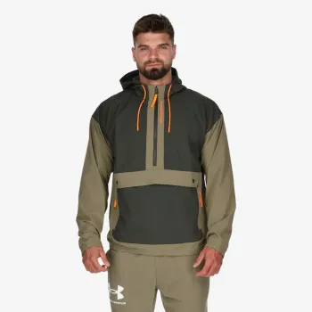 UNDER ARMOUR JAKNA UA RUSH WOVEN HOODED POPOVER 