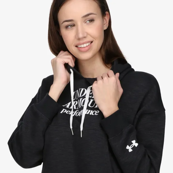 UNDER ARMOUR MAJICA S KAPULJAČOM Essential Fleece Script 