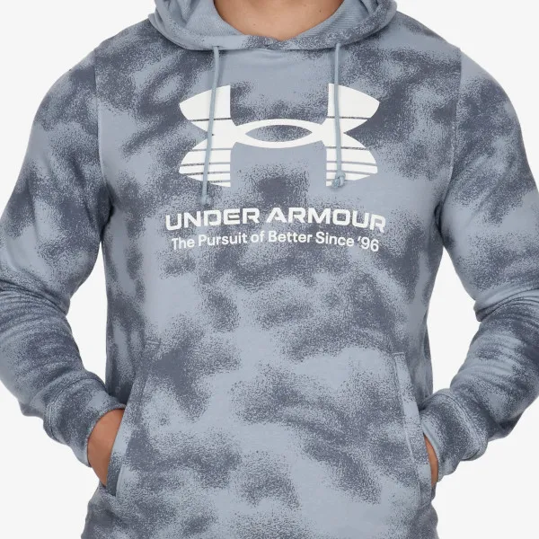 UNDER ARMOUR MAJICA S KAPULJAČOM Rival Terry Novelty 
