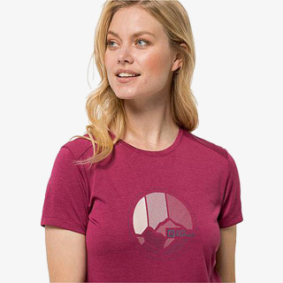 JACK WOLFSKIN T-SHIRT CROSSTRAIL GRAPHIC T W 