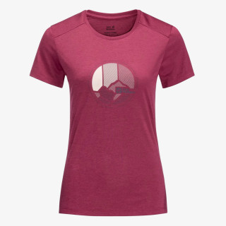 JACK WOLFSKIN T-SHIRT CROSSTRAIL GRAPHIC T W 