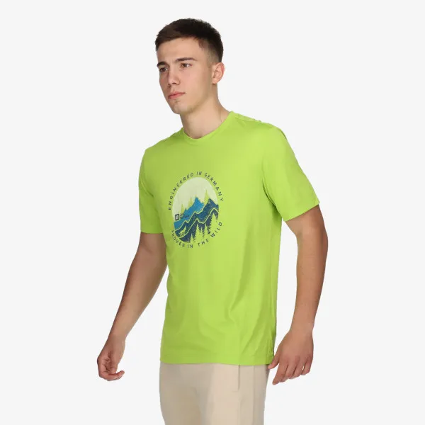 JACK WOLFSKIN T-SHIRT HIKING S/S T M 