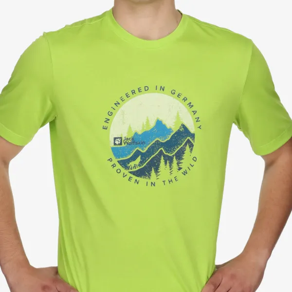 JACK WOLFSKIN T-SHIRT HIKING S/S T M 