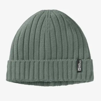 JACK WOLFSKIN ZIMSKA KAPA RIB KNIT BEANIE 