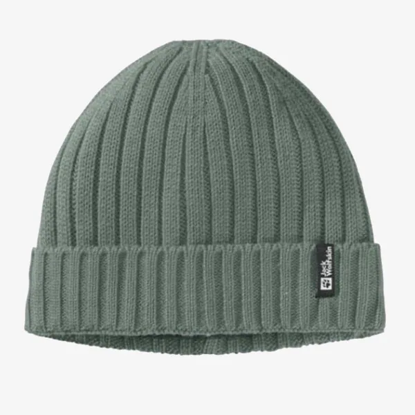 JACK WOLFSKIN ZIMSKA KAPA RIB KNIT BEANIE 