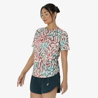 Asics T-shirt ROAD ALL OVER PRINT SS TOP 
