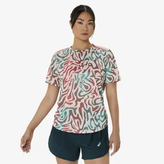 Asics T-shirt ROAD ALL OVER PRINT SS TOP 