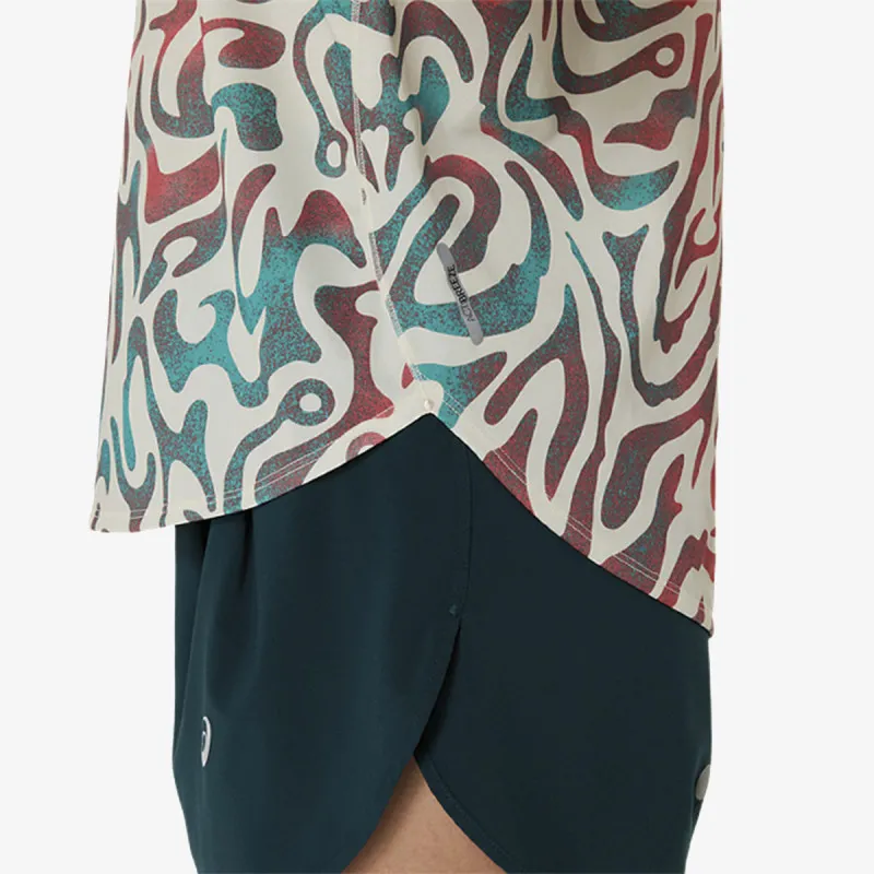 Asics T-shirt ROAD ALL OVER PRINT SS TOP 