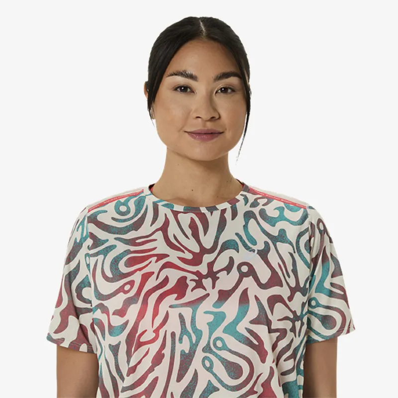 Asics T-shirt ROAD ALL OVER PRINT SS TOP 