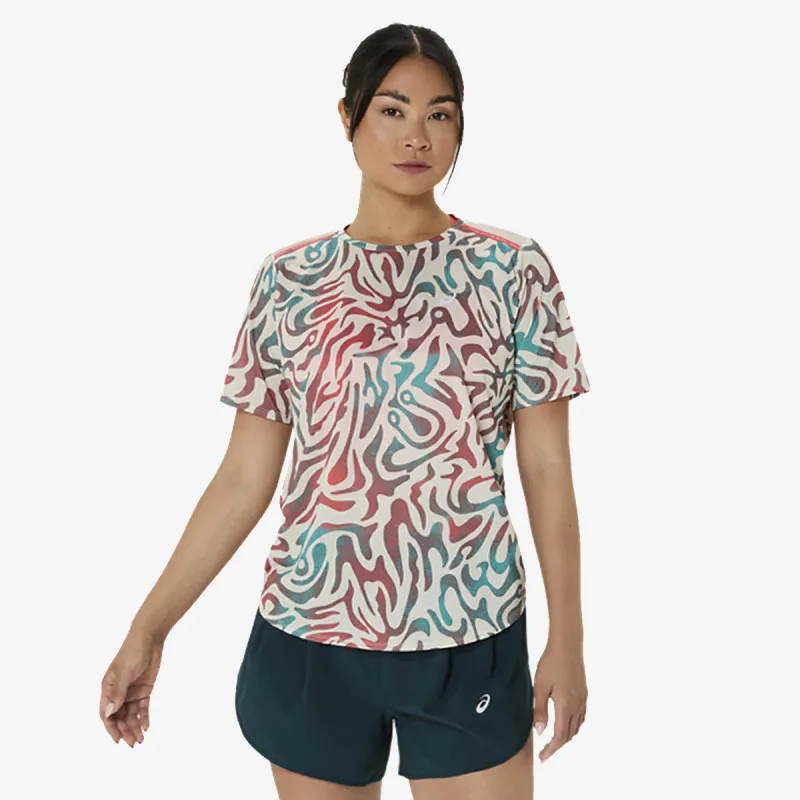 Asics T-shirt ROAD ALL OVER PRINT SS TOP 