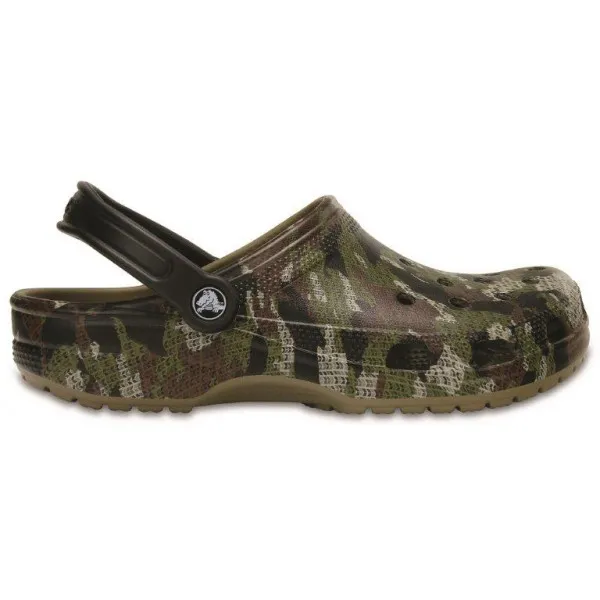 Crocs Sandale CLASSIC CAMO CLOG KHAKI 