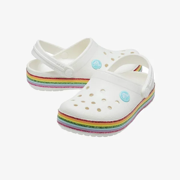 Crocs Sandale CROCS CROCBAND RAINBOW GLITTER CLOG KIDS 