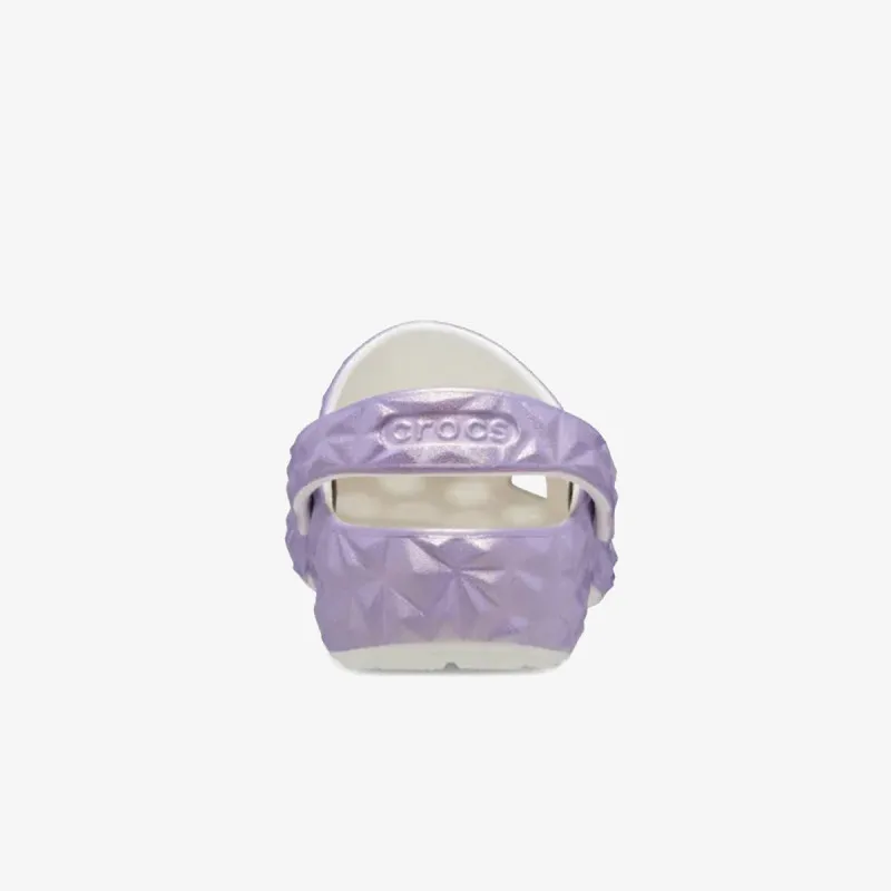 Crocs CLASSIC IRIDESCENT GEO CLOG KIDS 