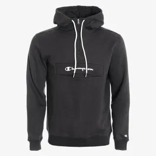 Champion HOODED HALF ZIP SWEATSHIRT 