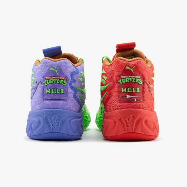 Puma Tenisice MB.04 TMNT R&D Fluro Green Pes-PUMA Red- 