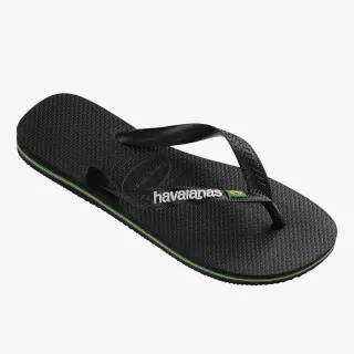 HAVAIANAS HAV. BRASIL LOGO BLACK/BLACK I25 