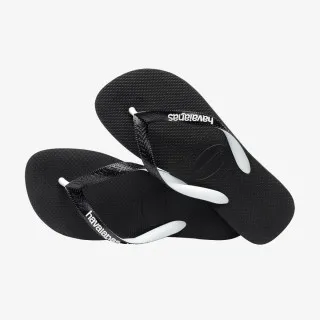 HAVAIANAS HAV. BRASIL LOGO BLACK/BLACK I25 
