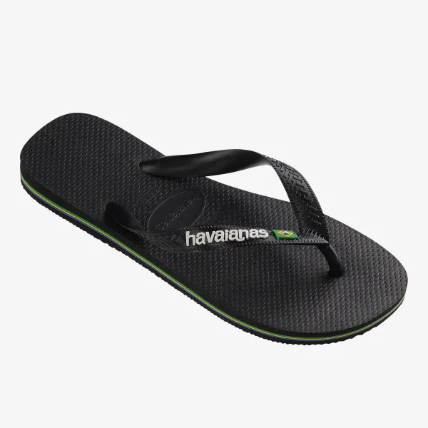 HAVAIANAS HAV. BRASIL LOGO BLACK/BLACK I25 