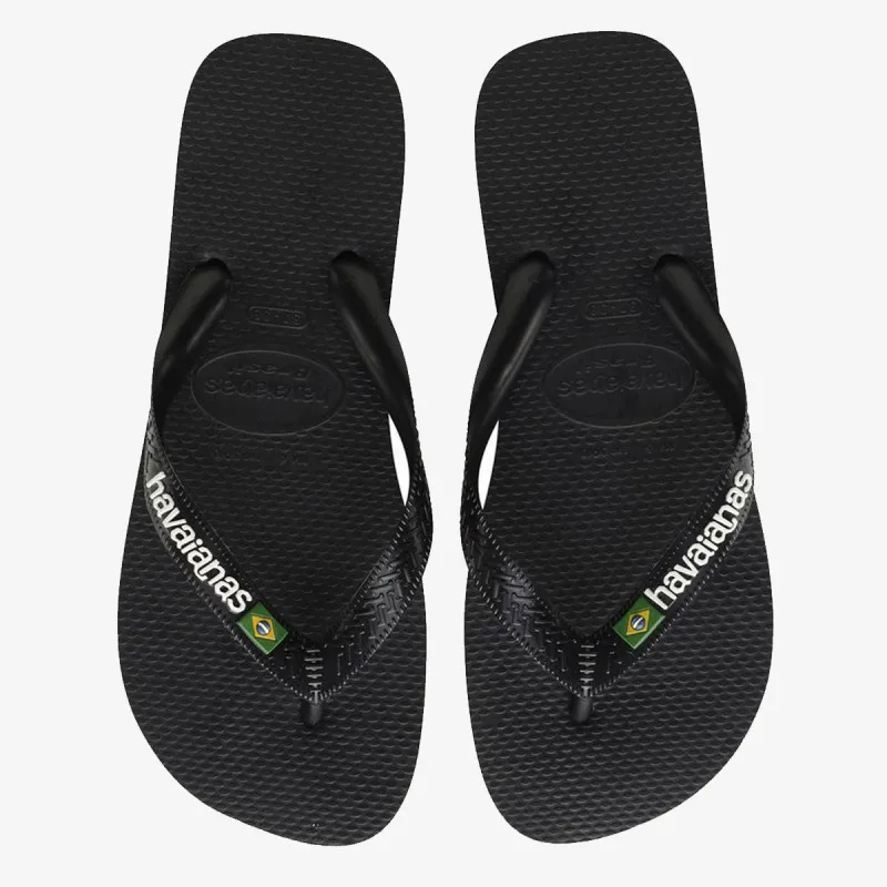 HAVAIANAS HAV. BRASIL LOGO BLACK/BLACK I25 