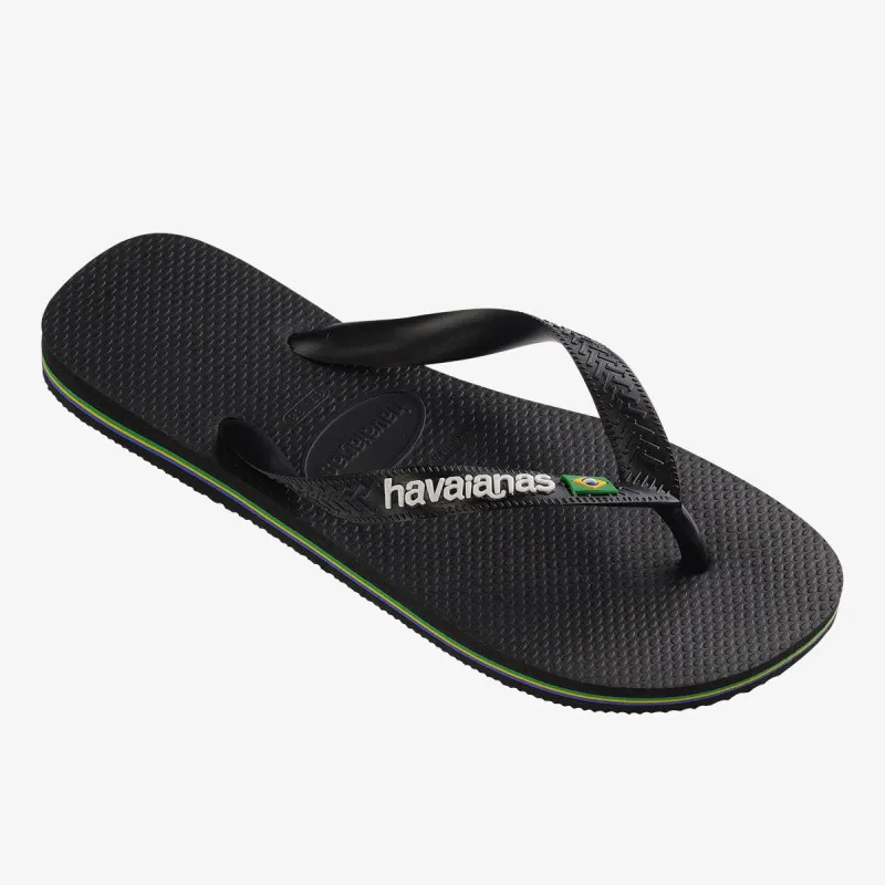 HAVAIANAS HAV. BRASIL LOGO BLACK/BLACK I25 