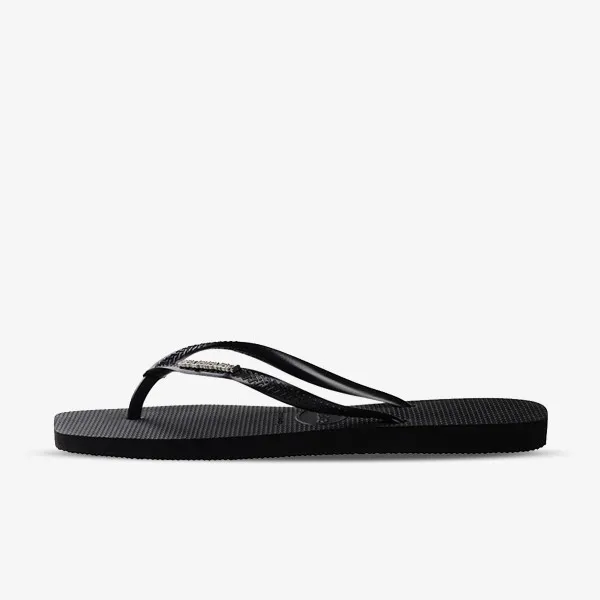 HAVAIANAS SLIM SQUARE LOGO METALLIC 