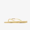 HAVAIANAS SLIM SQUARE LOGO METALLIC 