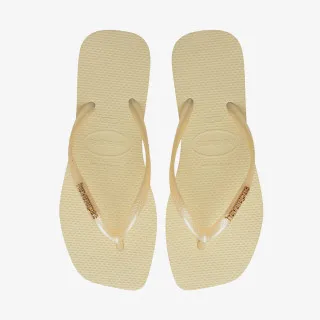 HAVAIANAS SLIM SQUARE LOGO METALLIC 