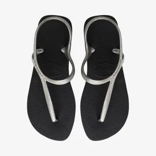 HAVAIANAS FLASH URBAN BLACK SILVER 