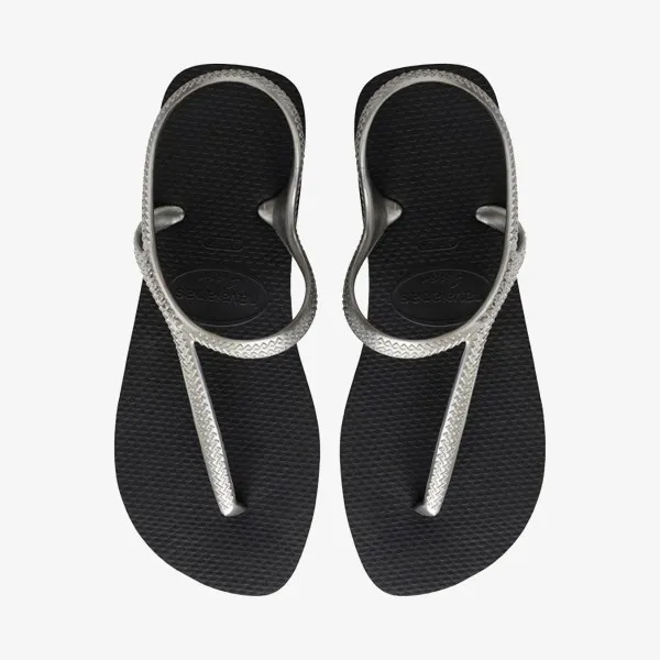 HAVAIANAS FLASH URBAN BLACK SILVER 