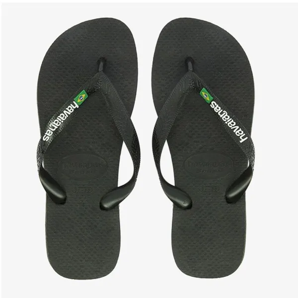 HAVAIANAS BRASIL LOGO BLACK 