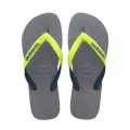 HAVAIANAS TOP MIX STEEL GREY/LED YELLOW FLUOR 