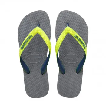 HAVAIANAS JAPANKE TOP MIX STEEL GREY/LED YELLOW FLUOR 