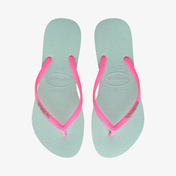 HAVAIANAS Japanke SLIM LOGO MENTHA GREEN 