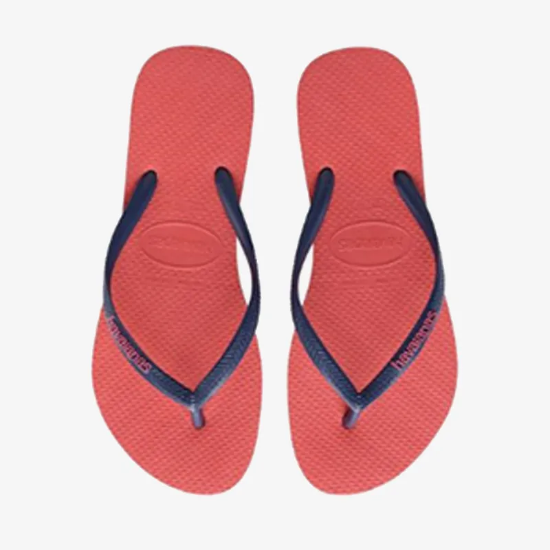 HAVAIANAS SLIM LOGO CORAL NEW 