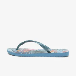HAVAIANAS SLIM TROPICAL BLUE SPLASH 